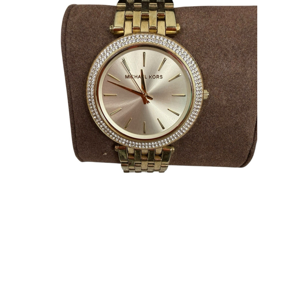 🔥 Host Pick 🔥Michael Kors Darci MK3191 Gold Stainless Steel Analog Dial Watch - Picture 2 of 9